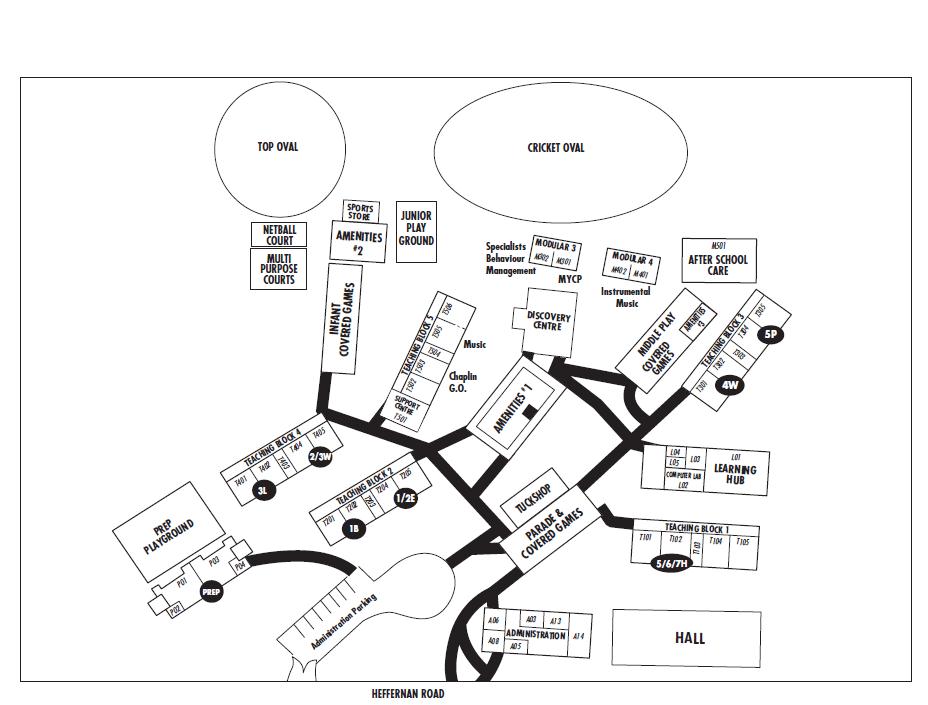 Landon School Campus Map